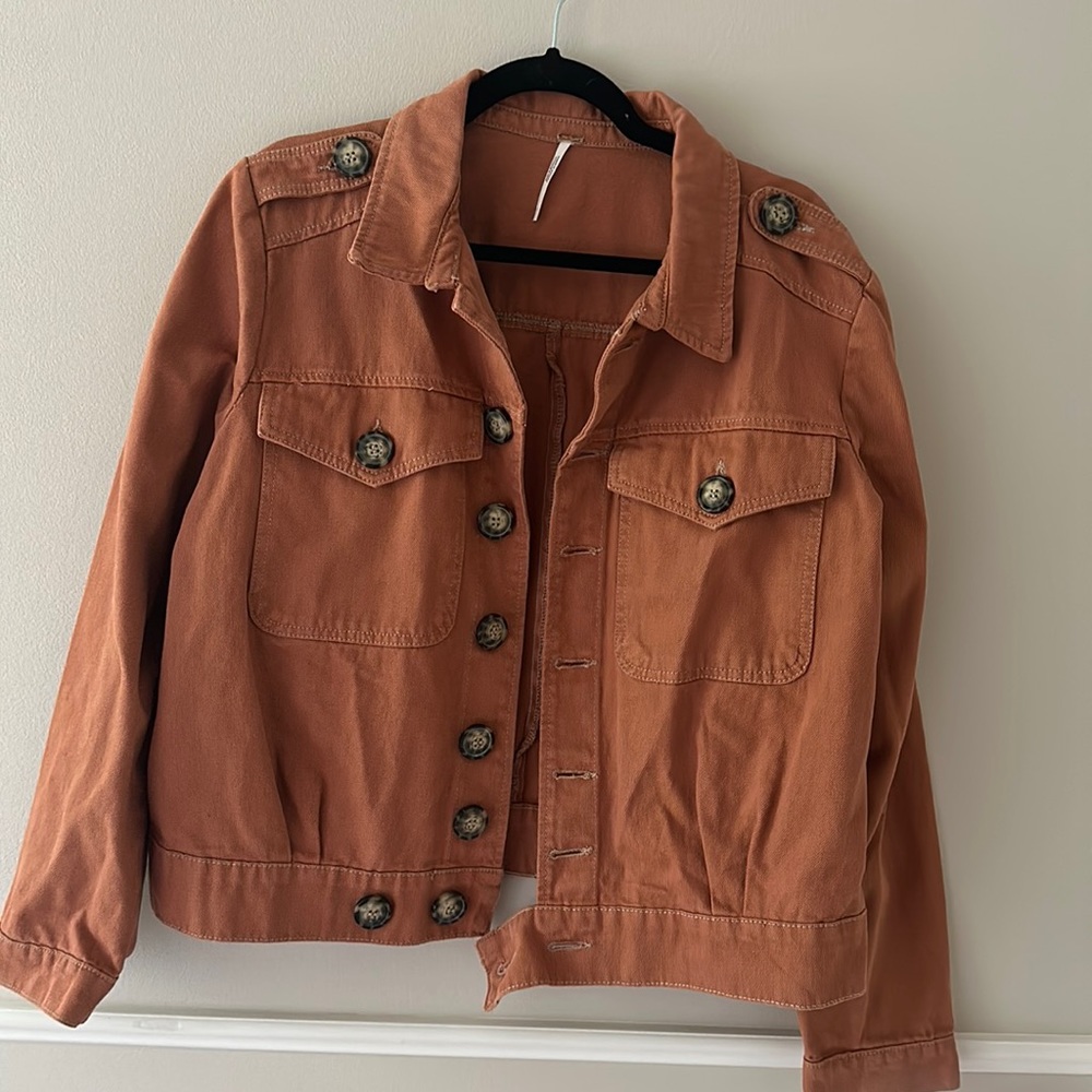 Free People Eisenhower Denim Jacket